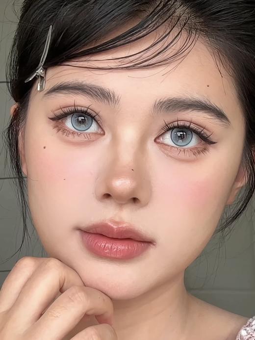 Serltyca 日抛 六片 奶呼小熊蓝 直径14.2mm着色13.6mm 商品图3