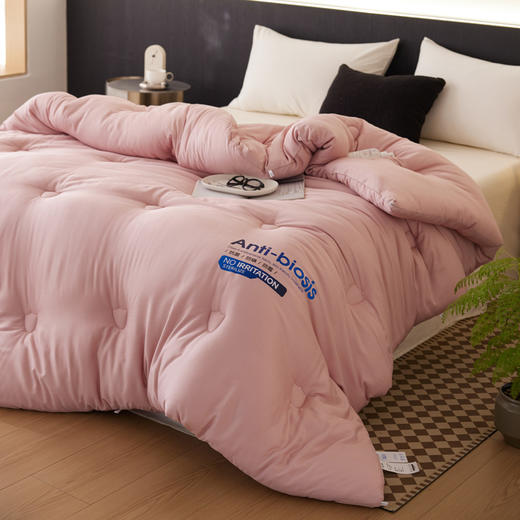 【A类控温抑菌被】莫代尔柔软蓬松恒温冬被 抑菌防螨科技冬被 被子被芯 商品图2