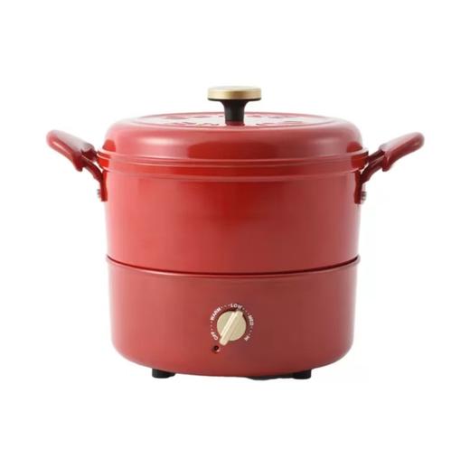 (包邮)Bruno电陶珐琅锅 BOE065-RD(红色） 商品图0