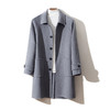 【清河羊毛羊绒专场】鹿展107 男士中长款大衣 100%羊毛 商品缩略图4