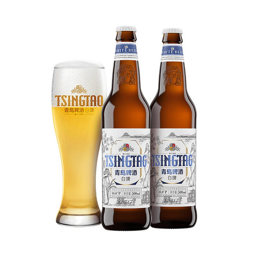 青岛啤酒白啤11度500*12罐啤（20版） 商品图1