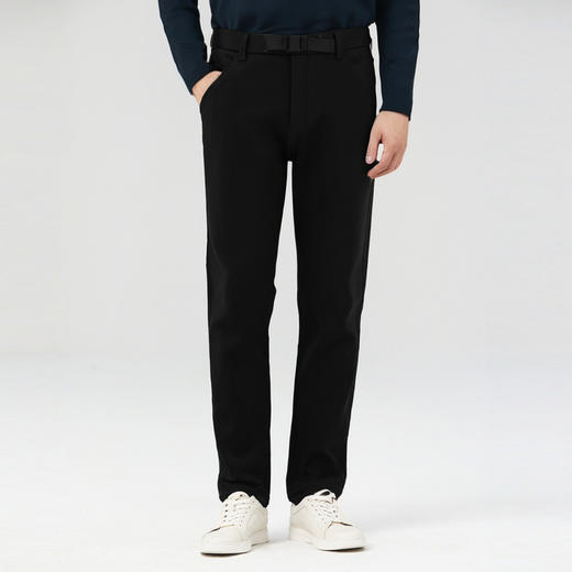 【加绒加厚】圣得西高级感潮流直筒休闲裤秋冬新款设计感长裤 商品图3