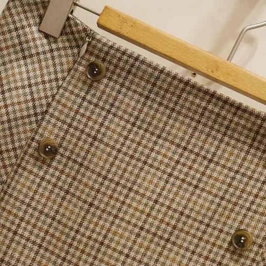 VIVIAN LIU TZ2414003梅春女装新款双排扣装饰侧开叉拉链半裙 商品图3