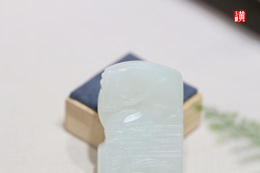 和田玉白玉【关公】吊坠 配精美挂绳 商品图5