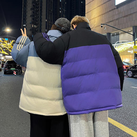 【新款DSS】大依优型大码立领棉服面包服棉衣保暖加厚加肥加大上衣男士外套胖子 商品图2