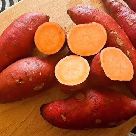 【新疆天山蜂蜜红薯】记忆中儿时味！薯肉橙黄，香气四溢，软糯可口！无筋无丝，皮薄如纸，营养丰富！烤制后自带焦糖味，一口下去满满的幸福！【MS-J】 商品图6