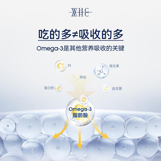 保税直发 WHC 高纯度Omega3深海鱼油 60粒/瓶 小红帽  1瓶装/2瓶装 商品图4