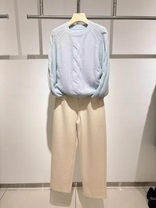 48767C麻花辫山羊绒毛衫 商品图5