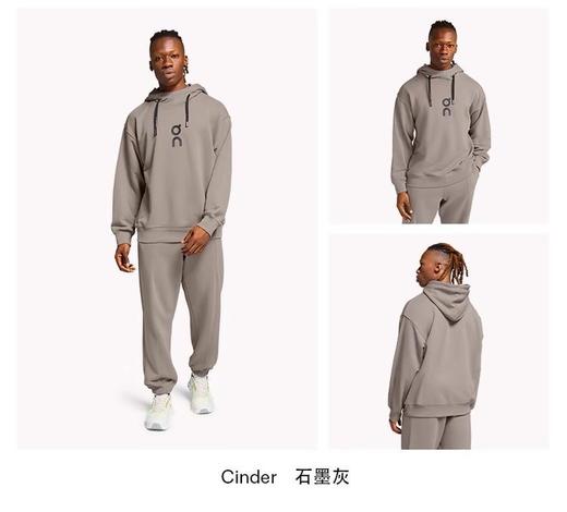 点此购买 On跑Club Hoodie秋冬季男女款运动连帽卫衣 bk 303406 商品图6