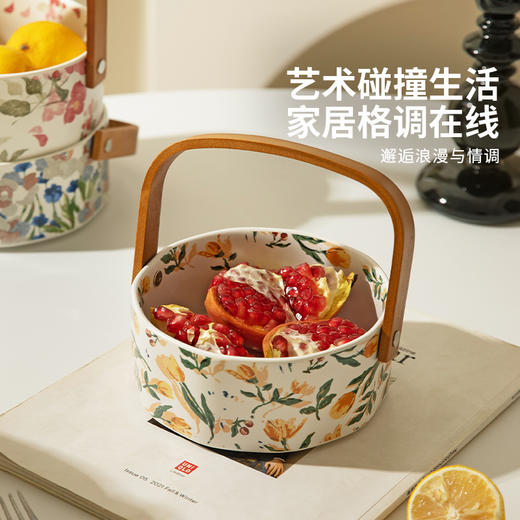 摩登主妇果盘客厅茶几家用干果水果零食摆放盘糖果茶点点心盘 商品图3