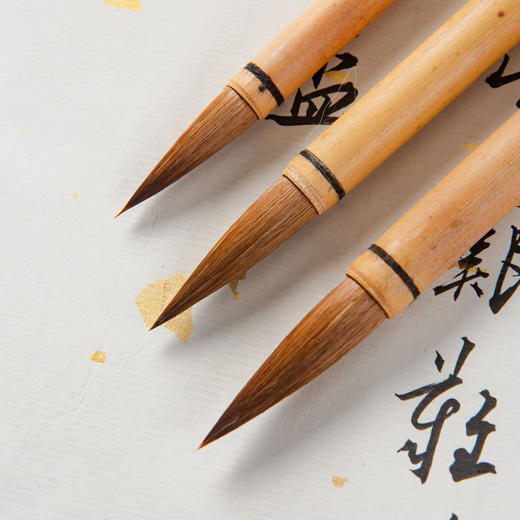 库存20年上海老周虎臣制长锋狼毫毛笔 商品图11