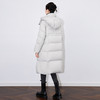 【高货wl】全新升级【铂金会员661/天猫899/差价238】(12850) 洛诗琳简约时尚长款显瘦连帽90白鸭绒加厚气质羽绒服外套 商品缩略图4
