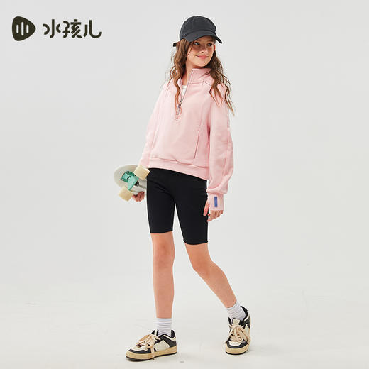 水孩儿童装春秋新款女童卫衣中大童上衣运动时尚洋气宽松百搭休闲 商品图6