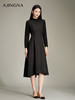 【商场同款】阿菁娜2024冬季新款韩版气质小黑裙A30D112012 商品缩略图0