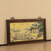 二十世纪 红木镶珐琅彩促织图瓷板画挂屏 商品缩略图4