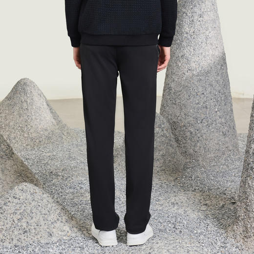 半身缘男裤 冬季挺括有型即暖科技循环保暖休闲裤244201B10303500 商品图4