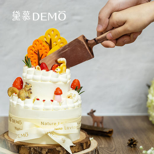 秋的小松鼠萌·mini双层奶油蛋糕 | Autumn’s Squirrels  【如需外出请加购保温包】 商品图2