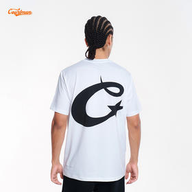 COURTMAN野球帝 后背星标运动速干上衣 透气美式投篮男士短袖T恤