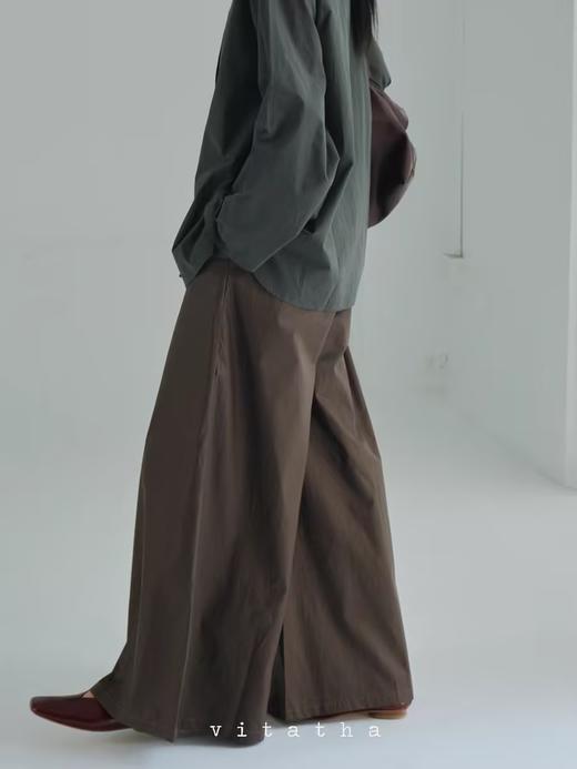 Vitatha番塔塔/F24WK009/松紧腰绑带裙裤武士裤 商品图2