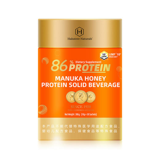荷塔威麦卢卡蜂蜜蛋白固体饮料 300g（10克*30袋） 商品图0