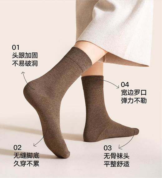 月子无骨中筒堆堆袜FC2170 商品图2