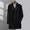 【新款DAB】大依优型大码男装羊毛呢双面呢大衣大衣外套手工呢子中长款胖子休闲男士 商品缩略图7