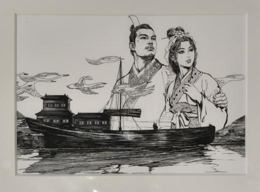 【节展限定】A5微喷版画——泛舟西湖 商品图0