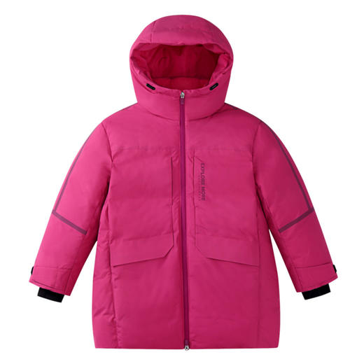 【极寒-15~-5℃】女童户外滑雪中长款羽绒外套冬季新款安奈儿童装实体店同款AG445841 商品图6