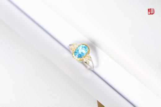 【美清】托帕石戒指 镶嵌：925银镶 商品图4