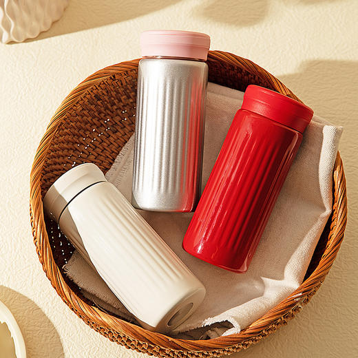 摩登主妇儿童保温杯女生家用2024新款男款办公室杯子小巧便携水杯 商品图4