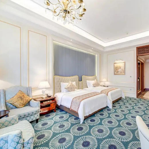 【限时抢购】江门·恩平温泉国际酒店 | 599元住高级房/园景豪华房+2大1小自助早餐+无限次温泉，可升级自助午餐+自助晚餐（吃足三餐） 商品图1