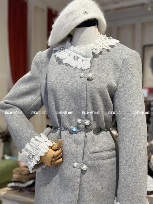 【门店同款】ENJOY冬季自由意志花边拼接羽绒外套 160100158 商品图9