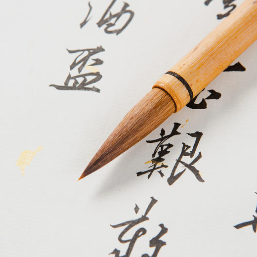 库存20年上海老周虎臣制长锋狼毫毛笔 商品图4