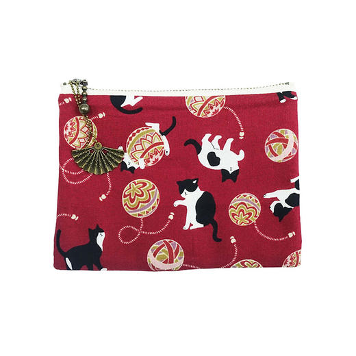 HUJI祤集Komon收纳包风の花猫猫合集 商品图4