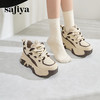 预售10天|Safiya/索菲娅2024秋冬爆火松糕厚底小个子内增高轻便休闲老爹鞋 SF44112363 商品缩略图7