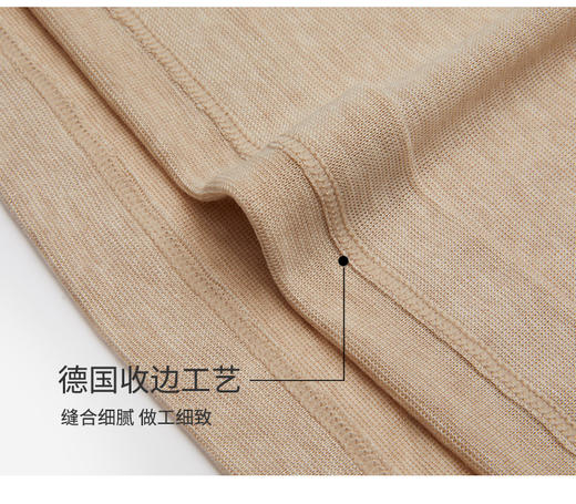 【罗纹天丝羊毛】SCHIESSER德国舒雅女士螺纹羊毛大圆领保暖套装30/23827W 商品图3