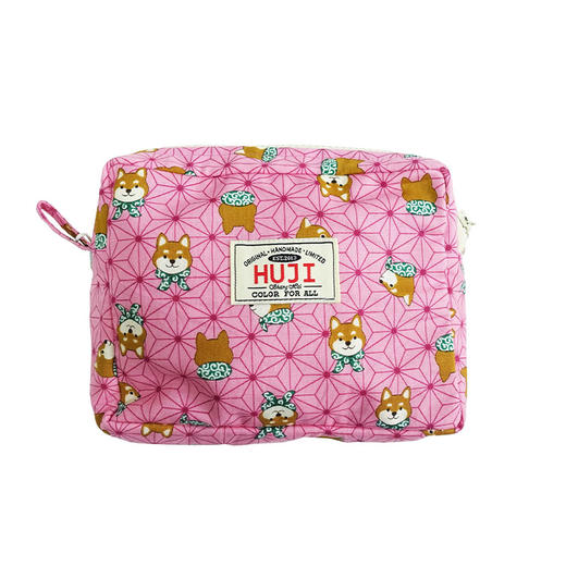 HUJI祤集Motley收纳包插画柴柴柴犬 商品图0