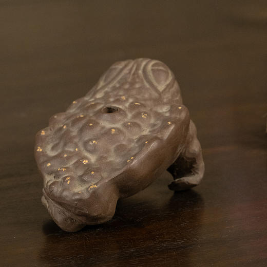 清 紫砂金蟾摆件 商品图2