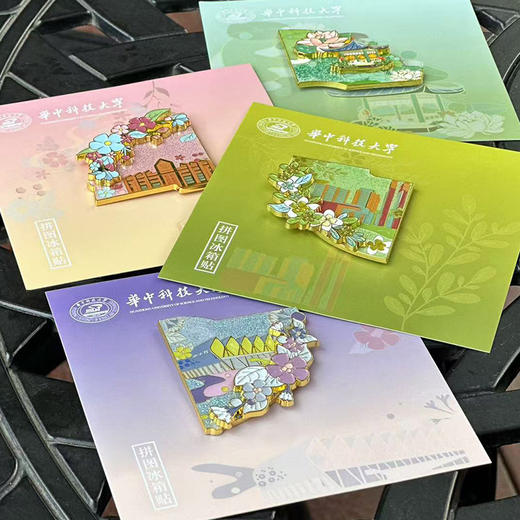 双层校景流沙拼图冰箱贴 商品图2