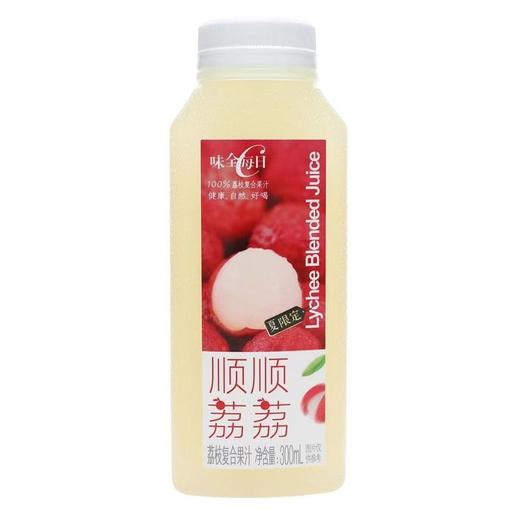 味全每日C 顺顺荔荔100%荔枝复合果汁 300ml/瓶 商品图0