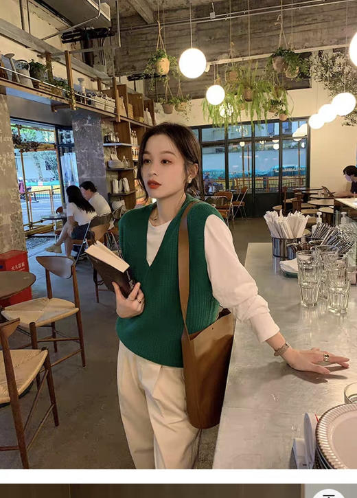 韩系针织马甲福利 商品图5