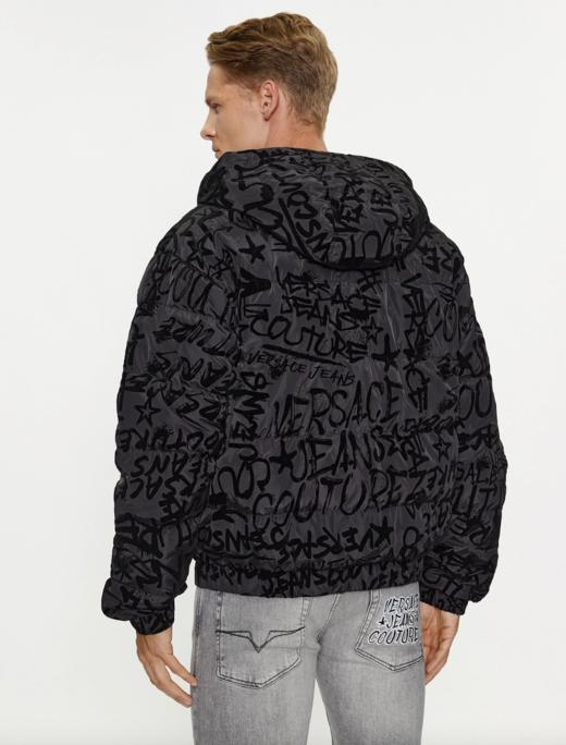【特惠秒】Versace 范思哲 男士字母植绒涂鸦白鸭绒羽绒服外套 11690 商品图8