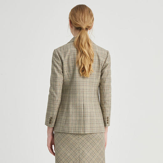 VIVIAN LIU TZ2413105梅春女装新款翻领一粒扣收腰西装 商品图1