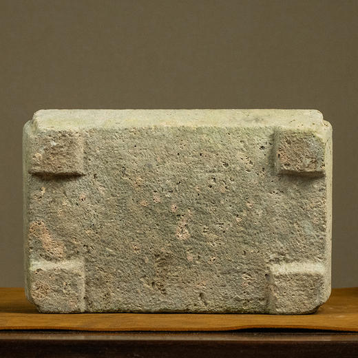 清 茶园青石委角方形赏盆 商品图4