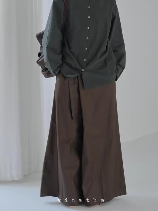 Vitatha番塔塔/F24WK009/松紧腰绑带裙裤武士裤 商品图3