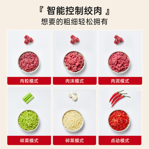 【日本小型玻璃绞肉机】BRUNO绞肉机家用小型全自动多功能大容量搅拌打碎肉绞馅辅食正品 商品图1
