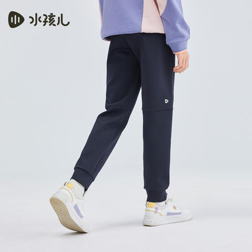 水孩儿童装秋冬新款女童运动裤儿童高弹力抑菌裤子女孩舒适保暖长裤 商品图6