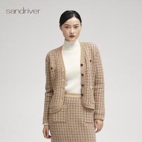 西藏羊绒小香风外套SJF96W252N