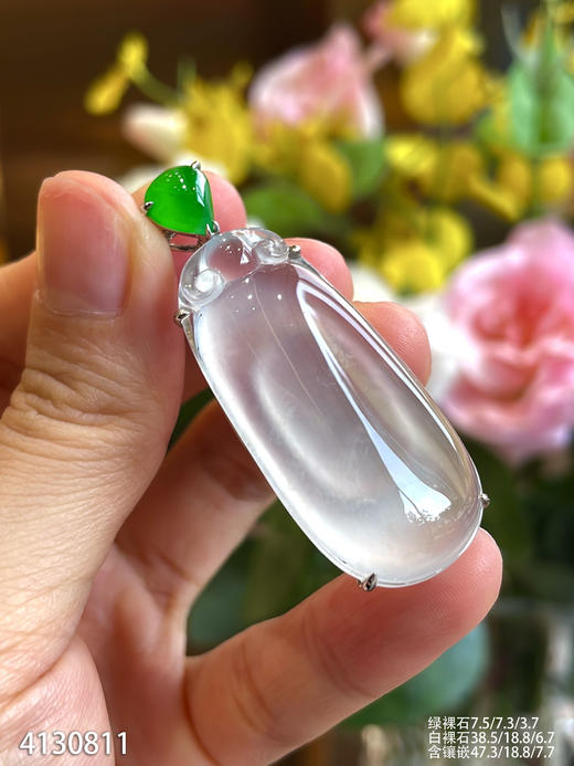 玻璃种福贝吊坠【4130811】具体价格微信咨询 商品图0