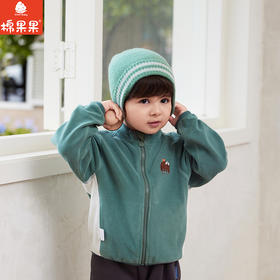 棉果果秋季新品春秋季男童摇粒绒外套M412100424627